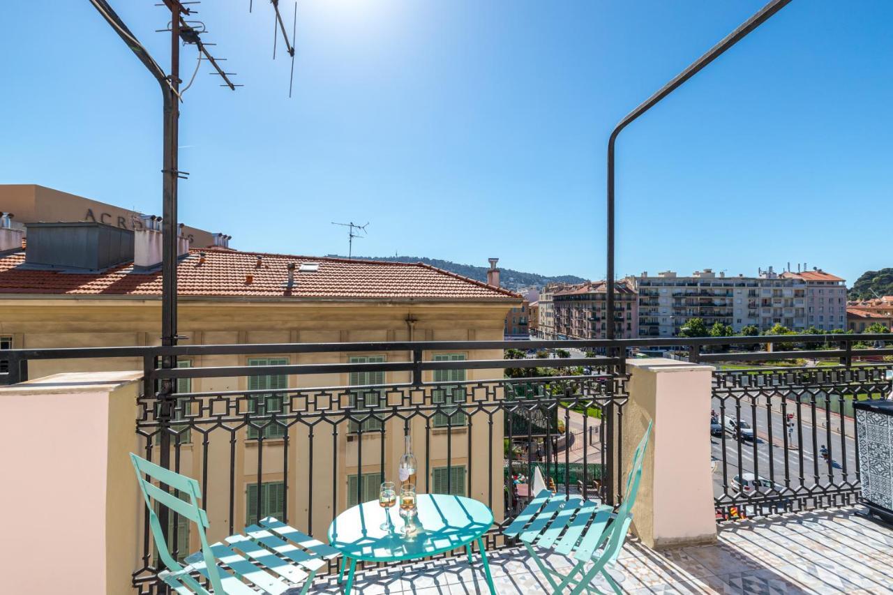 Squared Head-Apartment With Terrace In Nice Ngoại thất bức ảnh