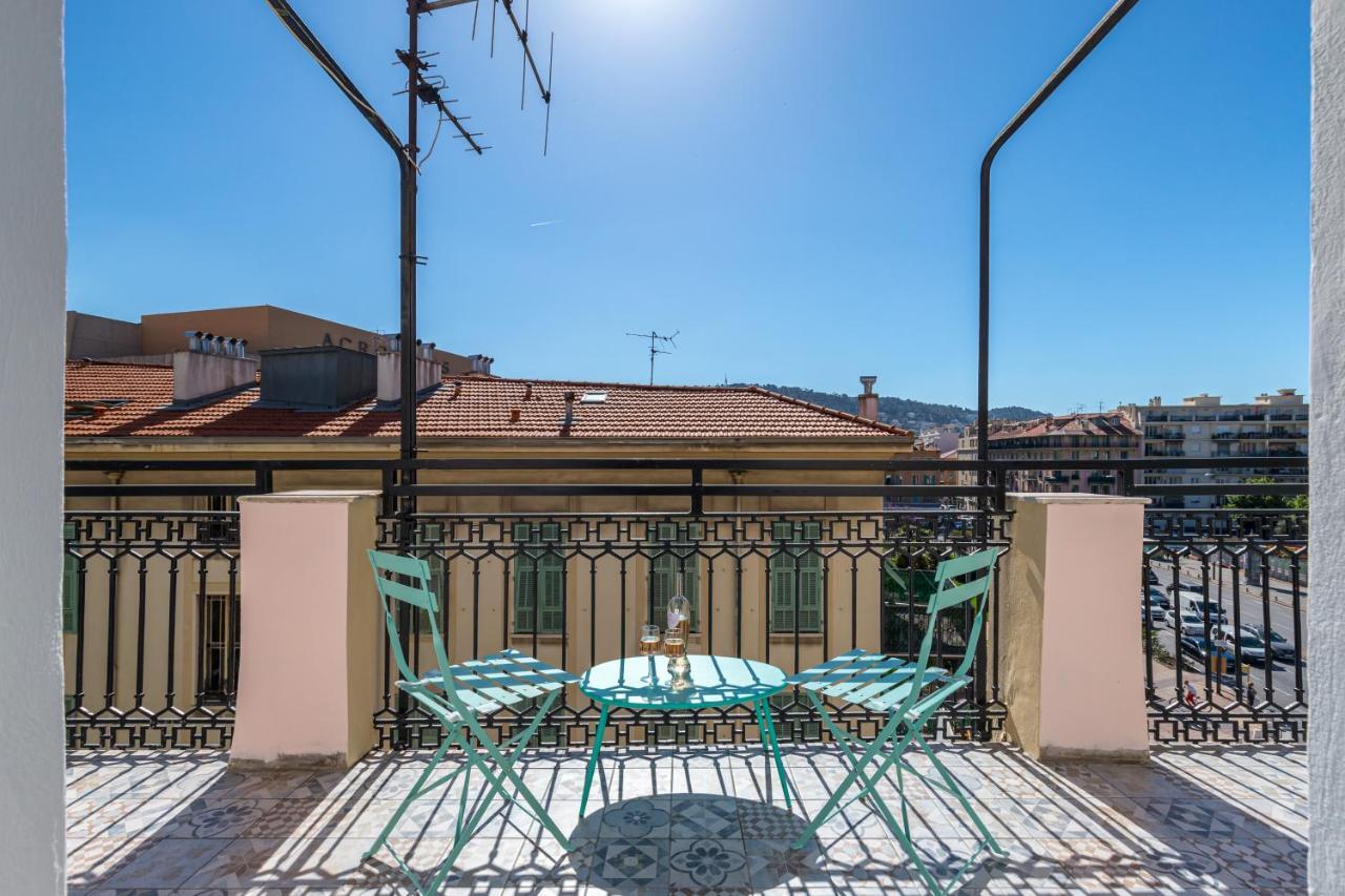 Squared Head-Apartment With Terrace In Nice Ngoại thất bức ảnh