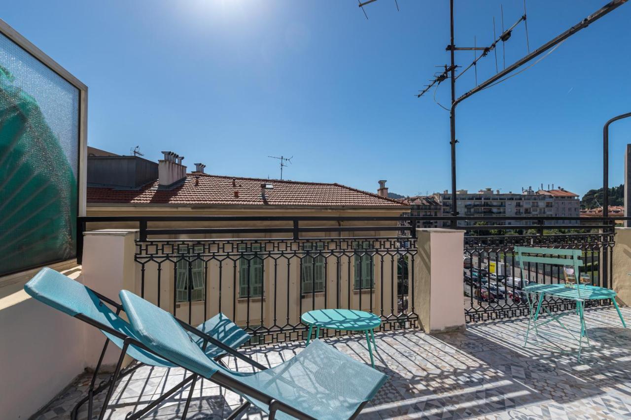 Squared Head-Apartment With Terrace In Nice Ngoại thất bức ảnh